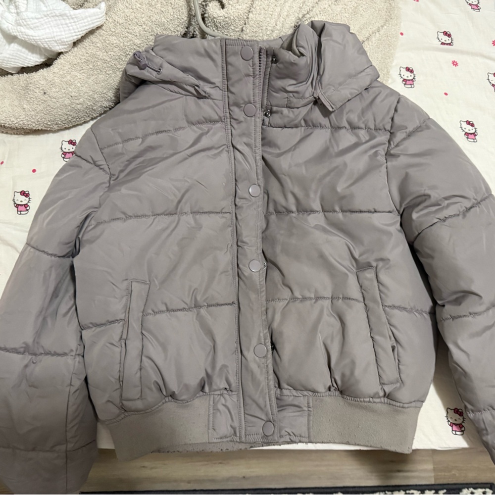 Aeropostale Gray Puffer Jacket